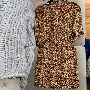 Leopard print bodycon dress
